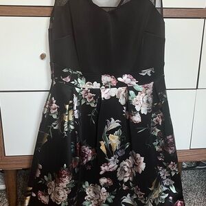 Enfocus Studio Black Mesh Dress